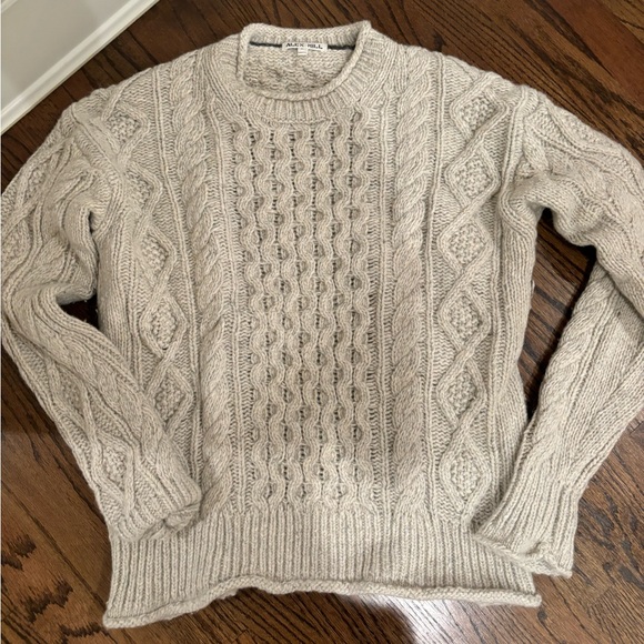 Alex Mill Cream Cable Knit Sweater - Picture 6 of 10